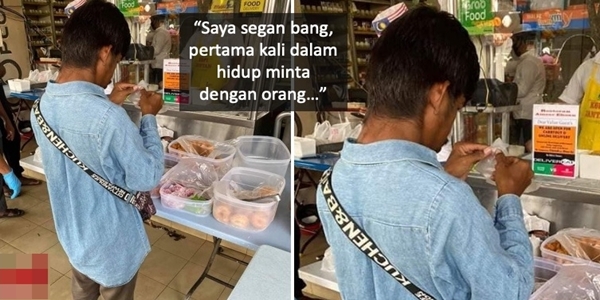 minta duit beli makanan